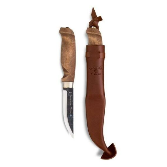 Puukko Marttiini Jatkanvuolu hiiliteras puinen kahva