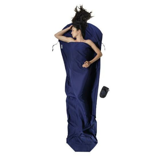 CoCoon Mummy Liner makuupussin sisapussi mikrokuitu sininen
