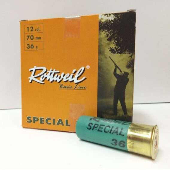 Rottweil Special 12/70 36g 25 kpl haulikonpatruuna 3,5mm